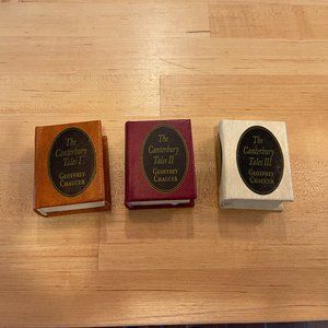 Del Prado Chaucer's Canterbury Tales Trilogy Mini-Books